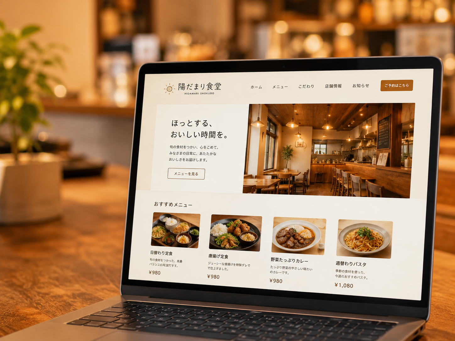 店舗HP制作